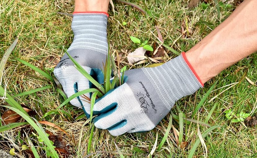 DOFOWORK Gardening Gloves - 6 Pair Gardening Gloves for Women/Men, Breathable Natural Latex Garden Gloves with Grip