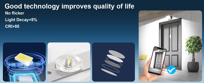 40W LED Outdoor Wall Lights, 5000K Water Resistant Exterior Wall Pack Light, 360 ° Adjustable Head Flood Wall Lighting Self-Developed Security Commercial Wall Mount Fixture for Yard Porch