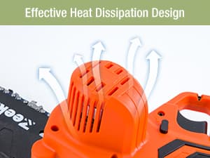 Mini Chainsaw 6 Inch Cordless, Super Handheld Chainsaw with 2x Big Batteries, Electric Mini Chain saw Battery Powered, Small Hand saws for Tree Wood - Garden Yard Time Saving Tool