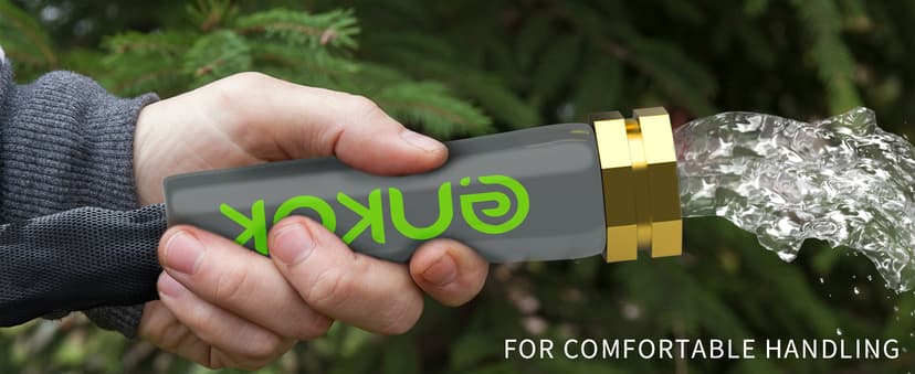 2025 Upgraded 50FT Non-Expanding Garden Hose, Ultra-Light & Flexible Water Hose - Burst-Resistant, Kink-Free, High-Pressure, All-Weather Use for Lawns, Gardens, and Outdoor Cleaning