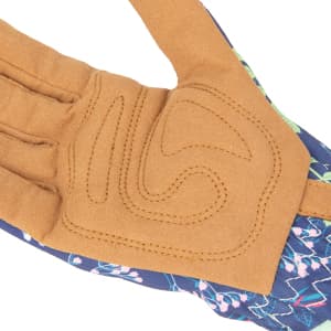 Womens Gardening Weeding Working Gloves, Leather Garden Glove for Women Thorn Proof No Stab for Digging, Planting,Pruning