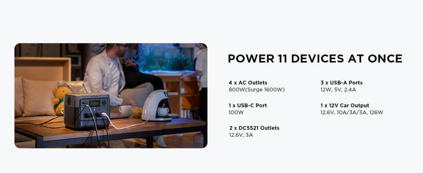 EF ECOFLOW Solar Generator River 2 Pro 768Wh LiFePO4 Battery with 220W Solar Panel, 4x800W AC Outlets (1600W Surge), Portable Power Station for Home Backup Outdoors Camping RV Emergency