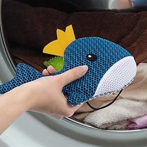 Hot Tub Scum Absorber Whale - 2 Pack Oil Absorbing Hot Tub Floating Sponge Cleaner Absorber, Keeps Water Clear, Reusable Pool Scum Absorber Hot Tub Spa Accessories