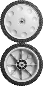 12 Inch 734-04019 Rear Wheel Replacement for MTD 734-04127, Lawn Mower Wheel 12" x 2.125" S-Wave Wheel Tire Compatible with Most Troy Bilt Walk-Behind Push Lawn Mower, 2 Pack