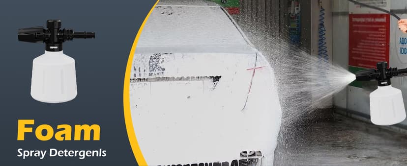 Electric Pressure Washer 4800 PSI 3.0 GPM High Power Washer with 4 Nozzles, 35FT Power Cord, Cleaning Machine with Foam Cannon for Cars Fences Driveways Patios Home Cleaning