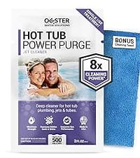 3in1 Weekly Hot Tub Cleaner, Conditioner, Clarifier - Hot Tub Chemicals for Standard & Inflatable Spas - Spa Chemicals for Crystal Clear & Sparkling Clean Water - Made in USA (4 Week Kit)