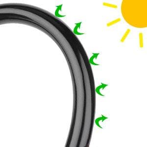 Misting Cooling System 98.4FT (30M) Misting Line + 50 Brass Mist Nozzles + 50 T-Connectors + 1 Faucet Adapters (3/4") Outdoor Mister for Patio Garden Greenhouse Trampoline for Waterpark