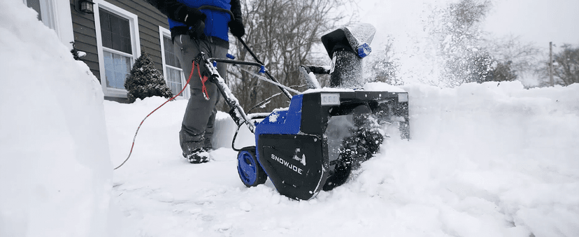 Snow Joe 15A Electric Snow Blower with Dual LED Lights, 22" Walk-Behind Machine