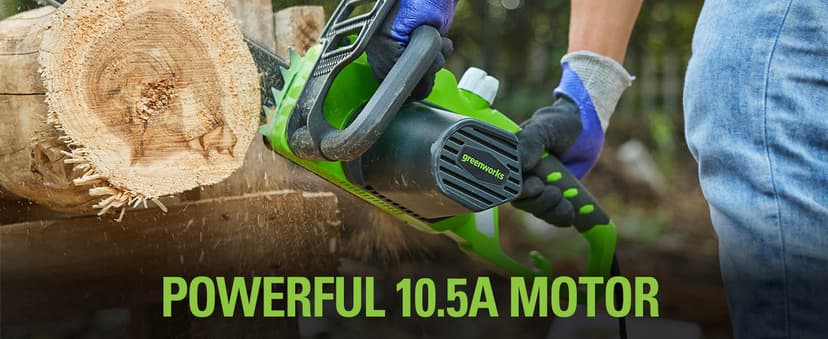 Greenworks 10.5 Amp 14-Inch Corded Chainsaw 20222