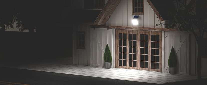 Adiding Solar Outdoor Lights, 3500LM LED Flood Lights with 16.4 Ft Cable, Remote Control Solar Motion Sensor Lights with 3 Modes, Solar Powered Security Lights for Outside Patio, Yard, Garage, 2 Pack