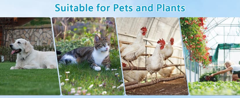 GHORA Portable Misting Fan with 9L Water Tank, 20000mAh Rechargeable Battery Camping Fan, Outdoor Cooling Fans for Patios with Remote & LED, 4 Speeds, 4 Spray Mister Modes, for Home, Outside