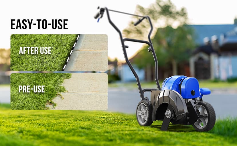 Sidewalk Edger Lawn Tool Gas 31cc WB31CCED, Blue