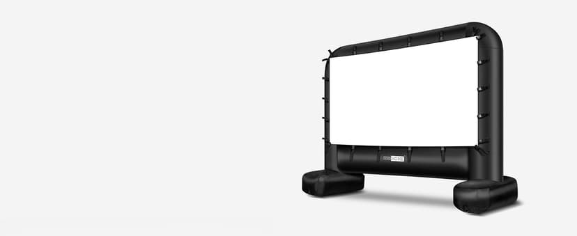 VIVOHOME 14 FT Inflatable Projector Screen for Outside, Blow Up Movie Screen Outdoor Use, Mega Large TV Screen with Carry Bag for Backyard, Tube Leg Support