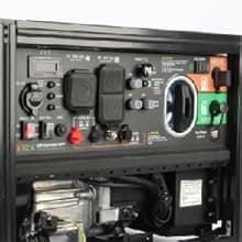 GENMAX DIY Open Frame Dual Fuel Inverter Generator, 4000W ultra-quiet 145cc engine,with Parallel and Series Capability with CO Alert, Ideal for Construction Job & Home backup power EPA Compliant