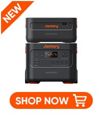 Jackery Solar Generator 4000 Kit, Explorer 2000 Plus and 1X PackPlus E2000 Plus Expandable Battery with 2X200W Solar Panel, 4085 Wh LiFePO4, 3000W Output for Outdoor RV Camping & Home Emergency
