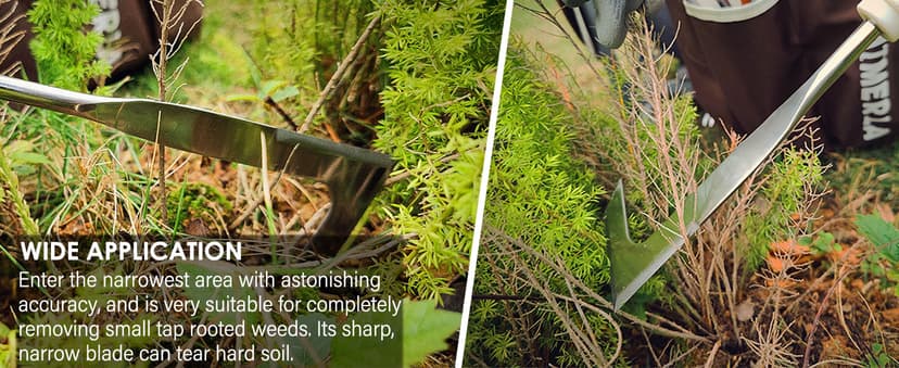 Gardening Tools Set of 9 Heavy Duty Garden Tools with Non-Slip Rubber Grip with Large Garden Bag for Tools Durable Hand Tools for Gardening, Weeding,Gardening Gifts for Women,Men