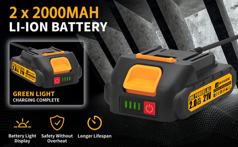 Electric Pruning Shears, 1.6" Upgraded Power Pruners Cordless with 2x2.0Ah Battery, LCD Screen Brushless Professional Gardening Tree Branch Cutter Scissors with 3 Pairs SK5 Blade & Whetstone