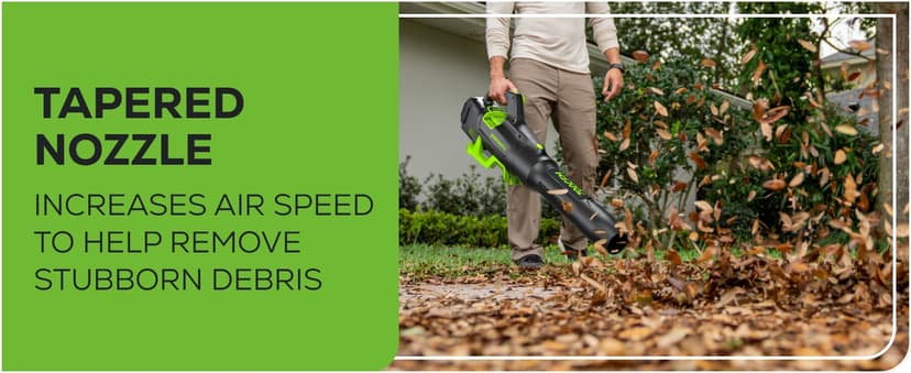 Greenworks 80V 700 CFM Cordless Leaf Blower - Commercial-Grade Power, 45-Min Rapid Charger for Wet Leaves & Heavy Debris (Includes 2.5Ah Battery)