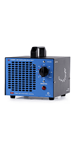 Airthereal MA5000 Commercial Ozone Generator, High Capacity Ozone Machine Odor Removal - Home Air Ionizers O3 Deodorizer for Rooms, Smoke, Cars and Pets, Eliminate Odors up to 2000sq.ft., Blue