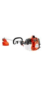 Husqvarna 130L Gas String Trimmer, 28-cc 2-Cycle, 18-Inch Straight Shaft Gas Weed Wacker with Rapid Replace Trimmer Head for Seamless String Reloading, 970514405