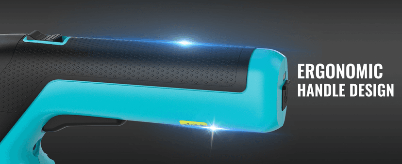 DURATECH Cordless Hedge Trimmer, 7.2V 3-in-1 Handheld Electric Grass Trimmer & Hedge Shears with 50" Wheeled Extension Pole, USB Type-C Cable and Built-in Li-ion Battery, for Garden, Yard and Lawn