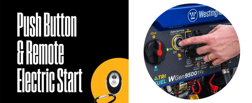 Westinghouse 12500 Peak Watt Tri-Fuel Home Backup Portable Generator, Remote Electric Start, Transfer Switch Ready, Gas, Propane, and Natural Gas Powered