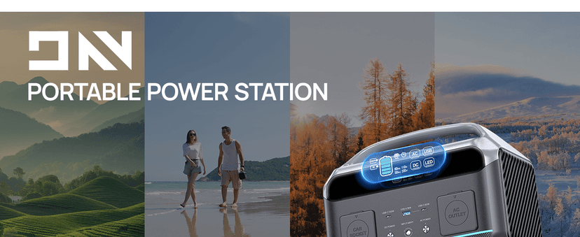 Portable Power Station 600W(Surge 1200W), 576Wh LiFePO4 Battery, <10 MS UPS/ 1 Hour Fast Charging, 100W USB-C Output, Solar Generator for Home Backup, Camping & RVs, Off-grid Power Outage, CPAP