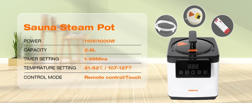 71in High Full Size Steam Sauna 600D Canvas, Sauna Box, Portable Steam Sauna, Personal Steam Sauna with Touchscreen 1000W & 2.6 L Steam Generator