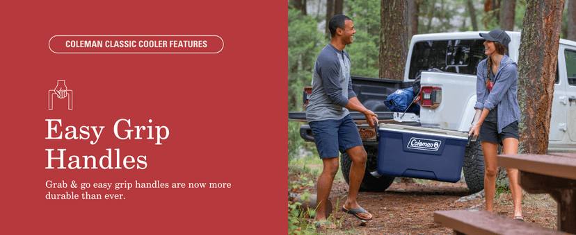 Coleman Classic Series Insulated Portable Wheeled Cooler, Leak-Resistant Outdoor Hard Cooler Keeps Ice up to 5 Days, 100-Quart