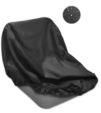 PACETAP Riding Lawn Mower Seat Cover, Heavy Duty 600D Oxford Waterproof Seat Cover with Padding, Durable Tractor Seat Cover Fits Kubota, for Cub Cadet, for Ford, for Mahindra, for Husqvarna (Medium)