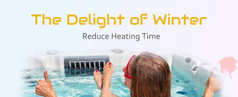 Hot Tub Bubble Blanket,16-mil 7x7 Foot Square Spa Cover Hot Tub Solar Cover, Heavy-Duty Heat Retaining Thermal Blanket.