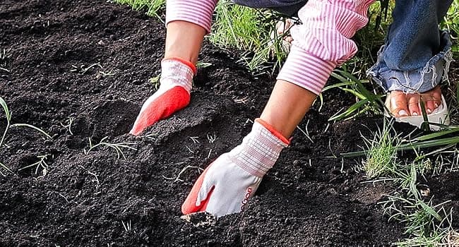 COOLJOB 6 Pairs Gardening Gloves for Women Ladies, Breathable Rubber Coated for Yard Garden, Outdoor Indoor Protective Work with Grip, Medium Size, Red & Green