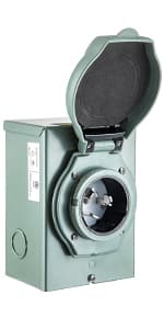 Vevor 75Ft 50 Amp Generator Extension Cord 4 Wire 8 Gauge Generator Cord 125V 250V Generator Power Cord N14-50P & SS2-50R & CS6364 Twist Lock Connectors : Everything Else