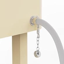 VINGLI 80 Quart Rolling Ice Chest, Portable Patio Party Bar Drink Cooler Cart, with Shelf, Beverage Pool with Bottle Opener