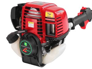 PowerSmart 4 Cycle 37cc Weed Wacker Gas Powered, 3 in 1 Detachable Straight Shaft Multipurpose Trimmer with 16" Cutting Path, 10" Brush Cutter Blade, Edger Lawn Tool for Yard, Garden