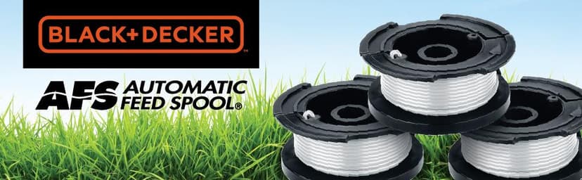 BLACK+DECKER Weed Eater String, Trimmer Line, 3-Pack, 30-Feet of Replacement Spool, 0.065-Inch Diameter (AF1003ZP)