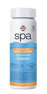 HTH Spa 86135 Non Chlorine Shock Oxidizer, Spa & Hot Tub Chemical Clears Cloudy Water, 2.25 lbs