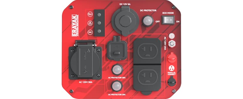 ERAYAK 4500W Portable Inverter Generator for Home Use, Super Quiet Small Generator for Camping Outdoor Emergency Power Backup, Gas Powered Engine, EPA Compliant