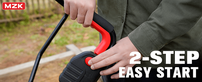 MZK 10-Amp 12-Inch Corded Electric Tiller/Cultivator for Gardening, 8-inch tillling Depth with Adjustable Wheels, Electric Garden Rototiller for Garden Soil Digging