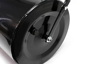Lawn Roller,Combination Push/Tow Poly Lawn Roller with Easy Turn Tethered Plug,Durable Iron Garden Lawn Roller, 14 by 24", for Lawn and Garden Tractors (60L/16 Gallon)