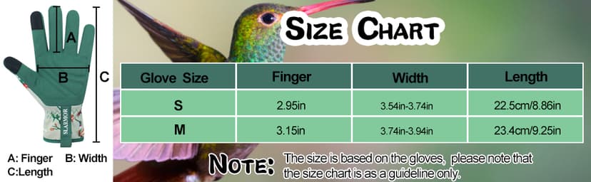 Leather-Gardening-Gloves for Women -Thorn-Proof Work-Gloves for Weeding, Digging, Planting,Pruning Yard garden Gloves