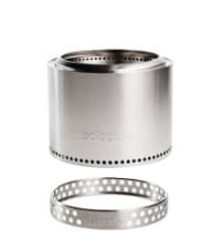 Solo Stove Bonfire 2.0 - 19.5 Inch Smokeless Fire Pit with Removable Ash Pan - Portable Outdoor Fire Pit - Stainless Steel - Wood Burning Lightweight Fireplace, Ideal for 4-6 People, 20 lbs