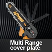 Mini Chainsaw 6-Inch with 2 Battery Mini Electric Chain Saws Cordless Handheld Portable Small Chainsaw for Wood Cutting