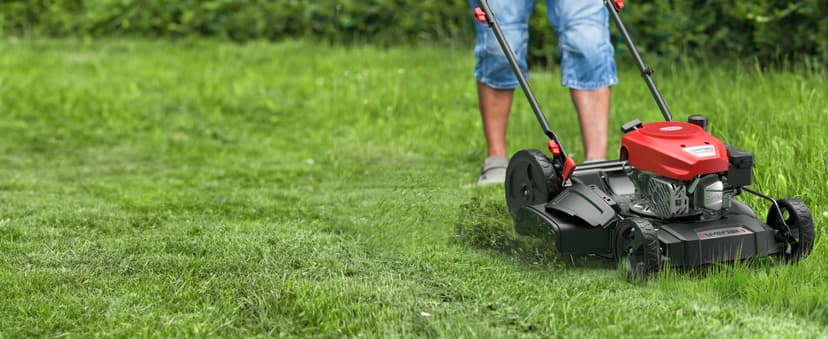 21" Steel Deck Self-Propelled Lawn Mower, 170cc OHV Engine with Forced Air-Cooling System, 3-in-1 Mulching, Rear Bag & Side Discharge, 6 Adjustable Cutting, Easy Assembly & Maintenance, AV8621S1