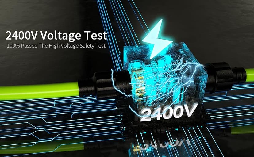 75Feet 30 Amp Generator Extension Cord 4 Prong,Heavy Duty NEMA L14-30P/L14-30R,125/250V 7500W,Green 10 Gauge STW Twist Locking Generator to House Power Cords with Cord Organizer,ETL Listed