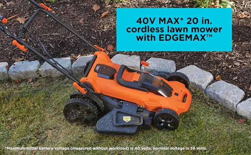 BLACK+DECKER CM2043C Cordless Mower, 20"