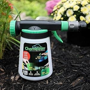RL Flo-Master Chameleon Hose End Sprayer for use with Fertilizers, Weed Killers, Fungicides and Insect Killers, 32 ounce Refillable Bottle Included