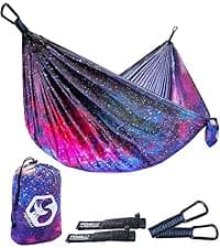 Foxelli XL Hammock Straps - Extra Long 20FT Heavy Duty No-Stretch Suspension System, 40+2 Loops, 2000 LBS Capacity, for Indoor/Outdoor Use – Set of 2 Straps & Carry Bag