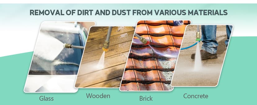 Electric Pressure Washer 4800PSI-Max 2.9GPM Pressure Washer with 25 FT Hose, 4 Quick Connect Nozzle,16.9 Oz Soap Tank Orange Cleaning for Pool, Patio, Car