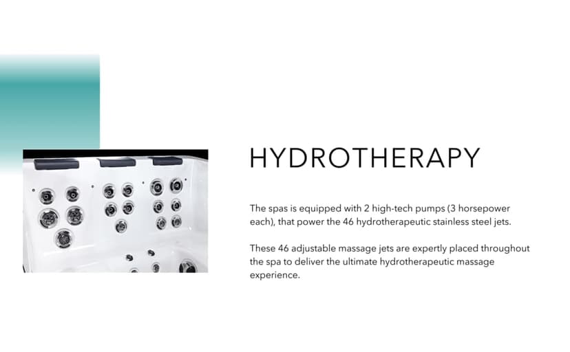 Comfort Hot Tubs - 6 Person Luxury Outdoor Portable Spa - 44 Jets - Above Ground Hot Tub